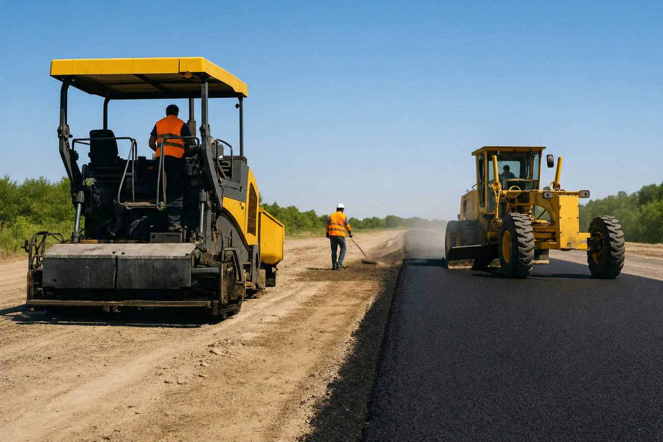 Asphalt paving